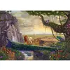 Image de Puzzle 6000 pièces Disney : Thomas Kinkade : Le Roi Lion, Retour au rocher de la fierté Schmidt