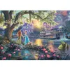 Image de Puzzle 1000 pièces Disney : Thomas Kinkade : La princesse et la grenouille