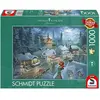 Image de Schmidt Spiele Thomas Kinkade Santas Silent Night (1000 pièces)
