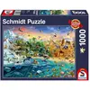 Image de Schmidt Spiele Le monde des animaux (1000 pièces)