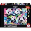 Image de Schmidt Spiele Néon fleurs pandas 1000 pièces (1000 pièces)
