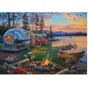 Image de Puzzle camping idylle au bord du lac 1000 pieces - Schmidt
