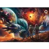 Image de Puzzle cosmos multicolore voyage dans lespace 1000 pieces - Schmidt