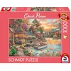 Image de Puzzle 1000 pieces - SCHMIDT - Chuck Pinson - Paysage en Or du Soir - Multicolore - Pour Adultes