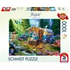 Image de Puzzle - SCHMIDT SPIELE - La caravane dans les montagnes - 1000 pieces - Des 12 ans