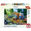 Image de Schmidt Spiele Mit dem Caravan in den Bergen 1000 Teile (1000 pièces)