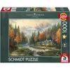 Image de Schmidt Spiele Thomas Kinkade, Evening at Autumn Lake (1000 pièces)