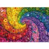 Image de Puzzle 2000 pièces : Tourbillon de fleurs multicolores