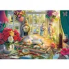 Image de Puzzle 1000 pièces : L'heure du puzzle pour le chat