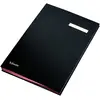Image de Leitz, Porte-documents, Porte-signature Esselte, DIN A4, 20 compartiments, noir Couverture en carton gris recouvert de film (A4)