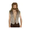 Image de déguisement gilet peluche vicking adulte - taille unique - marron - chaks 35 295217 05