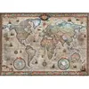 Image de Puzzle 1000 pièces et Poster: Carte du monde Rétro Heye