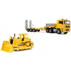 Image de Bruder MAN TGA surbaissé avec bulldozer Cat