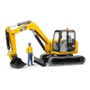 Image de Véhicule de chantier - Mini Pelleteuse Caterpillar - 41 cm