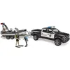 Image de bworld Pick-up de police RAM 2500 avec module L + S, remorque, bateau, policière et plongeur