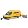 Image de Bruder - MB Sprinter DHL avec chauffeur