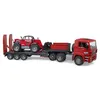 Image de Mezzo cantiere Bruder Camion Tga Pianale Ribassato e Caricatore Telescopico Manitou 1:16