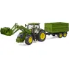 Image de Bruder John Deere 7R 350 avec chargeur frontal & remorque