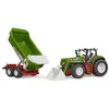 Image de Roadmax tracteur avec chargeur avant et remorque basculante
