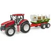 Image de Bruder Tracteur Roadmax avec remorque forestière