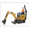Image de JCB - Micro Pelle 8010 CTS et ouvrier de la construction