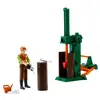 Image de Bruder - Figurine bûcheron avec accessoires
