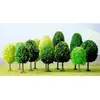 Image de BUSCH ENVIRONNEMENT - BUE6586 - MODÉLISME FERROVIAIRE - LOT DE 12 ARBRES FEUILLUS