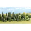 Image de BUSCH ENVIRONNEMENT - BUE6589 - MODÉLISME FERROVIAIRE - ARBRES ASSORTIS - ECHELLE N