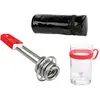 Image de Rommelsbacher Thermoplongeur de voyage RTG 351, Bouilloire électrique, Rouge, Argent