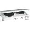 Image de Rommelsbacher Thl 3097/A, Plaque de cuisson amovible, Blanc, Noir