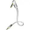 Image de Inakustik Câble à prise MP3 premium (1.50 m, Câble AUX), Câble audio