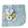 Image de Fehn couverture câline Little Castle100 cm en 2 parties bleue