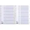 Image de Elba - intercalaire numérique en plastique, format a4, blanc ,10 position, chiffres: 1-10, en pp, 0,15 mm, couverture inscriptib