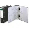 Image de Elba, Classeur, Double file rado, largeur du dos : 75 mm, noir DIN A4, couverture papier intérieur/extérieur, dos (A4, 75 mm, 1 pcs)