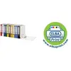 Image de Elba - classeur rado basic top, largeur de dos: 50 mm, vert format a4, reliure extérieure pp intérieure papier, porte-étiquett