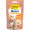 Image de 40 g GimCat Nutri Bouchées Vitamines au poulet Snacks pour chats