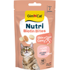 Image de 40 g GimCat Nutri Biotin Bouchées au saumon Friandises pour chat