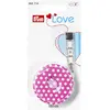 Image de Prym Ruban de massage Love, rose 150 cm, carte 1 pce, Accessoires de couture, Rose