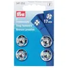 Image de Prym Boutons pression à coudre laiton - Ø 17 mm - 4 pièces - Argent