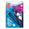 Image de Boutons pression Jersey optique couture 7x12mm - Prym(...) - Gris