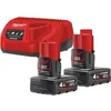 Image de M12 Packnrj-402 - Pack Nrj 12v 40 Ah Red Lithium Système M12
