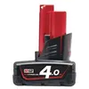 Image de Batterie MILWAUKEE M12 B4 REDLITHIUM Li-Ion 4.0Ah 4932430065