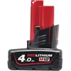 Image de M12 B4 - 12v 40ah Red Lithium - Système M12