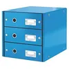 Image de Module de classement Leitz Click&Store Wow 3 tiroirs bleu