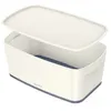 Image de Boîte de rangement Leitz MyBox WOW Avec couvercle Petit Blanc Gris ABS 5 L 31,8 x 12,8 x 19,1 cm
