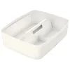 Image de Mybox Bac Organiseur Avec Poignée Moyen Blanc
