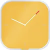 Image de Horloge Murale En Verre Cosy Jaune