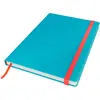 Image de Leitz, Cahier + bloc-notes, Carnet de notes Cosy B5, Quadrillé, Bleu (B5, Quadrillé, Couverture rigide)