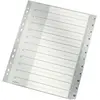 Image de Leitz, Classeur : accessoires, Registre PP gris