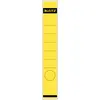 Image de Leitz, Classeur : accessoires, Etiquette de dos de dossier, 39 x 285 mm, longue, étroite, jaune convient pour standard et